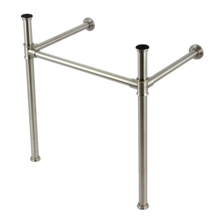 Kingston Brass Stainless Steel Console Sink Legs, Brushed Nickel VPB33088